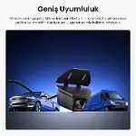 RWC200 IP67 Su Geçirmez A229 Pro/Plus Uyumlu 2K Quad HD Dış Arka Kamera 14.5 Metre-5