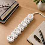 Tunçmatik Powerstrip 6 Altılı Anahtarlı Grup Priz 3M-2