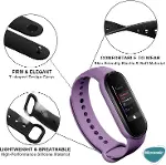 Xiaomi Mi Band 6 için Silikon Kordon Siyah [Mi Band 6 ile Uyumlu Kordon - Siyah]-5