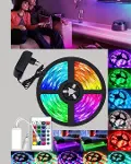 Uzaktan Kumandalı RGB Smart Şerit LED Işık Esnek ve Taşınabilir Dekorasyon-5