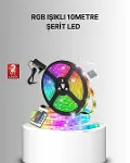 Uzaktan Kumandalı RGB Smart Şerit LED Işık Esnek ve Taşınabilir Dekorasyon-1
