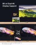 USB-C to USB-C 1.2 Metre Kablo 240W Güç/PPS 2.0 Super Hızlı Şarj / 40Gbps (E-Marker Çip) Data / 8K G-6