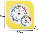 Analog Ekran Sıcaklık ve Nem Ölçer Termometre - Oda Termometresi (Masaüstü veya Duvara Takılabilir)-2