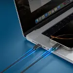 USB-C to USB-C 1 Metre Kablo 60W Güç/PPS 2.0 Super Hızlı Şarj / 480 Mbps Data Aktarım Hızı Type-C Ek-7