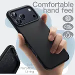 iPhone 17 Pro Max İle Uyumlu Lansman Kılıf İnce Sıvı Silikon 3 Katmanlı Tam Kaplamalı Yumuşak Jel Ka-3