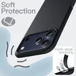 iPhone 17 Pro Max İle Uyumlu Lansman Kılıf İnce Sıvı Silikon 3 Katmanlı Tam Kaplamalı Yumuşak Jel Ka-4