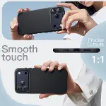 iPhone 17 Pro Max İle Uyumlu Lansman Kılıf İnce Sıvı Silikon 3 Katmanlı Tam Kaplamalı Yumuşak Jel Ka-6