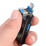 5 in 1 Çok Fonksiyonlu USB 2.0 Micro Sd Kart Okuyucu - Usb/micro Usb/type-C Çıkışlı, Otg Çevirici-3