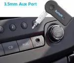 Mikrofonlu Bluetooth Ses Alıcı Araç ve Hoparlör İçin Aux Girişli Kablosuz Dönüştürücü Kiti-8