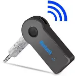 Mikrofonlu Bluetooth Ses Alıcı Araç ve Hoparlör İçin Aux Girişli Kablosuz Dönüştürücü Kiti-1