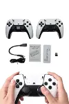 Game Stick 4K Retro Çift Kollu Atari Oyunlari +20000 Oyunlu Konsol Nostalji-5