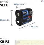 CRP2 6V Lityum Pil Fotoğraf Makinesi için (CR223,DL223)-5