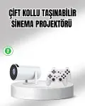 Projeksiyon Cihazı 4K Destekli Kablosuz Bağlantılı Bluetooth 5.0-1