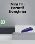 Mutfak İçin Mini El Mikseri – Kahve, Süt, Krema ve Sos Karıştırıcı-1