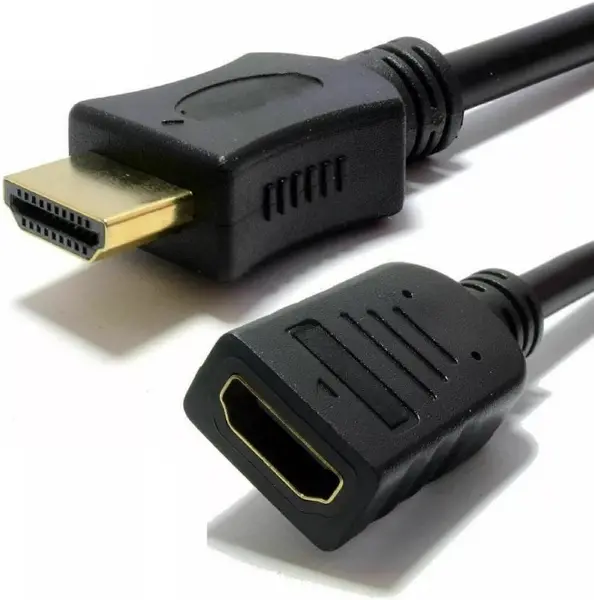 6546 HDMI Uzatma Kablosu Dişi Erkek 50 cm Düz Uçlu A Class – Maksimum Performans için Yüksek Kalitel