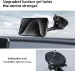 Mag Fit MFT35 MagSafe Uyumlu Araç İçi Torpido Üstü Ön Konsol Telefon Tutucu Stand - ACP08313-3