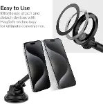 Mag Fit MFT35 MagSafe Uyumlu Araç İçi Torpido Üstü Ön Konsol Telefon Tutucu Stand - ACP08313-5