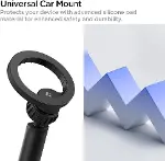 Mag Fit MFT35 MagSafe Uyumlu Araç İçi Torpido Üstü Ön Konsol Telefon Tutucu Stand - ACP08313-6