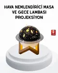 USB Mini Hava Nemlendirici ve Projeksiyon Lamba – Taşınabilir, Sessiz, Dekoratif Aromaterapi Cihazı-1