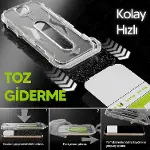 Epro iPhone 17 Pro Max ile Uyumlu Ekran Koruyucu, Ahize Korumalı Toz Önleyici Tam Kaplama, Hizalama-2