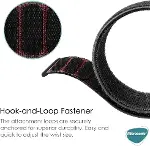 Xiaomi Mi Band 8 için Hasırlı Kordon Woven Sport Loop Gri [Mi Band 8 ile Uyumlu Kordon - Gri]-5