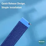 Xiaomi Redmi Watch 5 Lite Kordon, (Large Size, 165mm) Braided Solo Loop Band Siyah [Redmi Watch 5 Li-4
