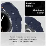 Samsung Galaxy Watch 9/8 (40mm/44mm) ve Watch 8 Classic (46mm) ile Uyumlu Konforlu ve Yumuşak Siliko-3