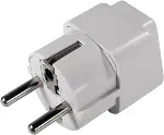 Evrensel Adaptör Seyahat Fişi Beyaz AB Normu - 250V AC 10~16A İngiliz ve Amerikan Fiş Dönüştürücü Pr-3