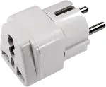 Evrensel Adaptör Seyahat Fişi Beyaz AB Normu - 250V AC 10~16A İngiliz ve Amerikan Fiş Dönüştürücü Pr-4