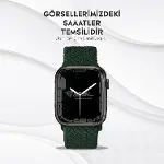 Apple Watch Series SE/11/10/9/8/7/6/5/4/3 ile Uyumlu Kumaş Kordon 46mm/45mm/44mm, Series 10 42mm/41m-6