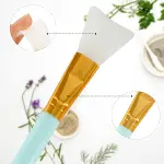2li Silikon Temizlemesi Kolay Kullanılabilen Yüz Cilt Bakımı Maske Ve Krem Spatulası-4