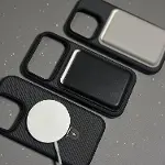 [CARBONHOLDER] iPhone 17 ile uyumlu Standlı Manyetik Özellikli Premium Carbon Yüzey Telefon Kılıfı-2