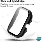 Amazfit GTS 4 Mini için Kılıf Clear Premium Slim WatchBand Şeffaf [GTS 4 Mini ile Uyumlu Kılıf - Şef-3