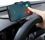 ® Araç İçi Konsola Takılan Döner Başlıklı Telefon Kıskacı Telefon Tutucu-2