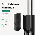 Yolans G4 LED Işıklı Selfie Çubuğu Tripod, 113 cm Uzayabilen Bluetooth Kumandalı Selfie Stick, 3 Işı-6