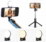 Yolans G4 LED Işıklı Selfie Çubuğu Tripod, 113 cm Uzayabilen Bluetooth Kumandalı Selfie Stick, 3 Işı-7