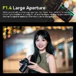 75mm F1.4 Tam Çerçeve Manuel 38.4 ° Büyük Diyafram Başbakan Lens Nikon Z Mount Z9, Z8, Z7, Z72, Z6,-3