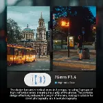 75mm F1.4 Tam Çerçeve Manuel 38.4 ° Büyük Diyafram Başbakan Lens Nikon Z Mount Z9, Z8, Z7, Z72, Z6,-5