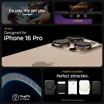 iPhone 16 Pro ile Uyumlu MagSafe Kılıf Ultra Hybrid Mag Fit White - ACS08129-2