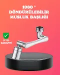 1080° Dönebilen Püskürtme Filtreli Musluk Başlığı Su Tasarruflu-1