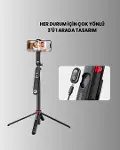Canlı Yayın ve Fotoğraf İçin Tripodlu Telefon Tutucu-5