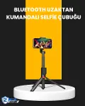 Canlı Yayın ve Fotoğraf İçin Tripodlu Telefon Tutucu-1
