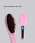 Dijital Ekranlı Seramik Saç Düzleştirici Tarak – 5 Kademeli Isı Ayarı, İyon Kontrollü-5