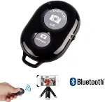 Bluetooth Uzaktan Kumanda Deklanşör Düğmesi Selfie Tıklama Ağırlığı Tüm Cihazlarla Uyumlu, Siyah (BT-2