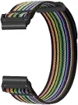 Garmin ile Uyumlu Travel Loop 26mm Kumaş Kordon Fenix 8 Amoled 51mm/8 MIP 51mm/7X/7X Pro/6-2