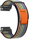 Garmin ile Uyumlu Travel Loop 26mm Kumaş Kordon Fenix 8 Amoled 51mm/8 MIP 51mm/7X/7X Pro/6-4