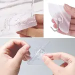 Süper Güçlü Yapışkanlı Suya Dayanıklı Şeffaf Askı 5li Set Yeniden Kullanılabilir Kancalar-4