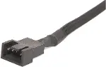 0449 Pwm 4 Pin Y Port Dişi Erkek Anakart 30 Cm 24 Awg Bakır 3 MM Fan Uzatma Güç Kablosu.-2