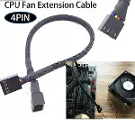 0449 Pwm 4 Pin Y Port Dişi Erkek Anakart 30 Cm 24 Awg Bakır 3 MM Fan Uzatma Güç Kablosu.-4