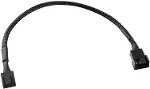 0449 Pwm 4 Pin Y Port Dişi Erkek Anakart 30 Cm 24 Awg Bakır 3 MM Fan Uzatma Güç Kablosu.-1